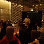 Winemaker describing wine Winemaker describing wine