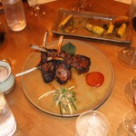 Grilled sweet corn and Roka Akor lamb cutlets Grilled sweet corn and Roka Akor lamb cutlets